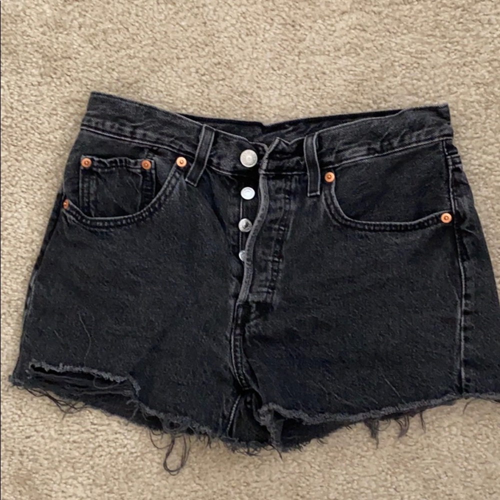 Levi’s 501 high waisted shorts